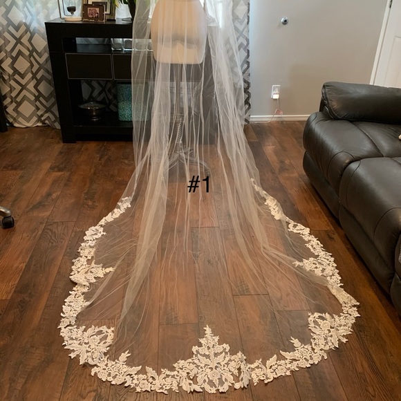 Wedding Veil, Bridal Veil, Tulle Veil, Long Veil - Picture 5 of 8